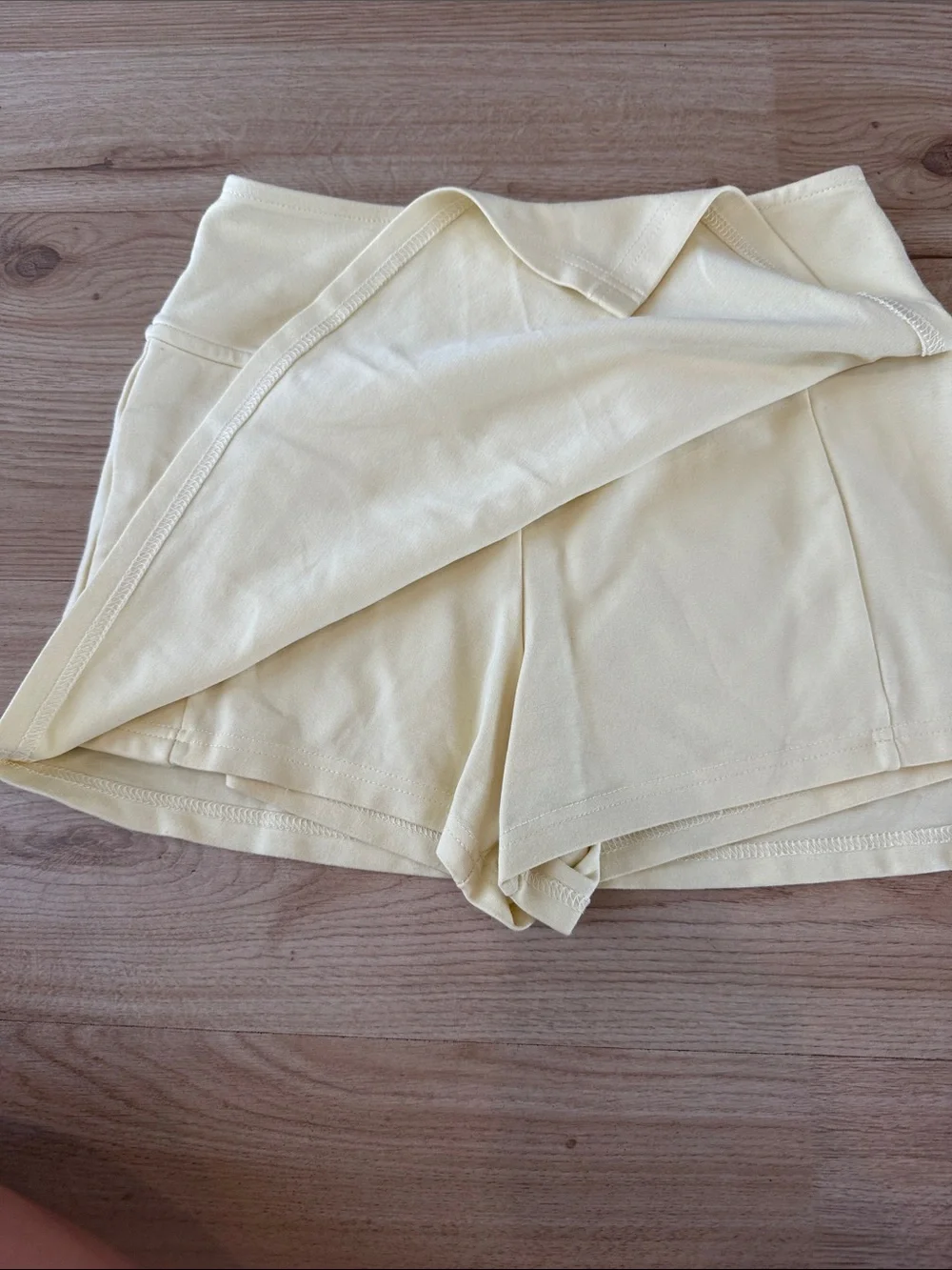 Light Yellow Tennis Skort